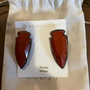 Kendra Scott Red Jasper Earrings